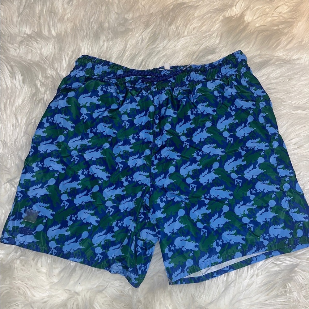 Lacoste x Minecraft Boys Croc Swim Trunks